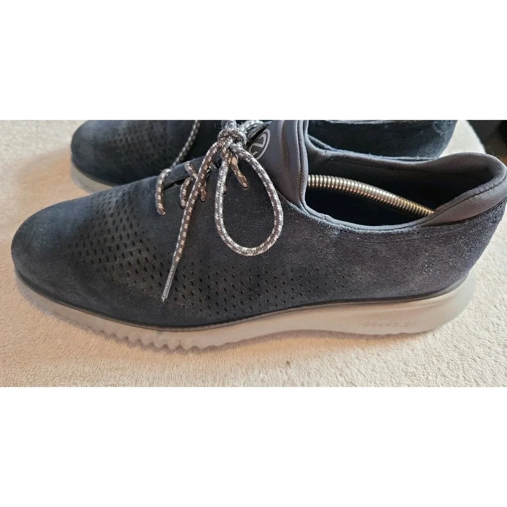 Cole Haan ZEROGRAND Wingtip‎ Oxford Men's Shoes - Dark Grey US 10M